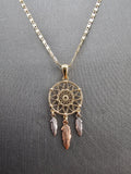 14k Gold Chain w/Pendant - Dream Catcher