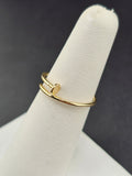14K Gold Ring - Nail