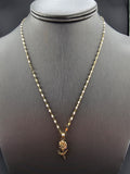 14k Gold Chain w/Pendant - Rose