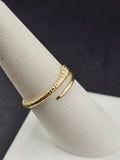 14K Gold Ring - Snake