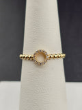 14K Gold Ring - Initial Letter "O"