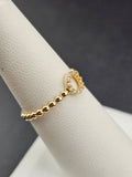 14K Gold Ring - Initial Letter "O"