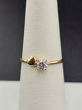 14K Gold Ring - Heart