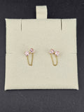 14K Gold Jessy Jewelry x Kenia Ontiveros Earrings Collection - Heart Bow