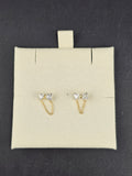 14K Gold Jessy Jewelry x Kenia Ontiveros Earrings Collection - Heart Bow
