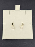 14K Gold Jessy Jewelry x Kenia Ontiveros Earrings Collection - Moon w/Star