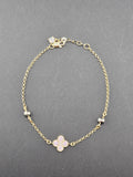 14k Gold Bracelet - Flower