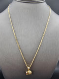 14k Gold Chain w/Pendant - Elephant