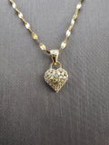 14k Gold Chain w/Pendant - Heart