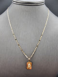 14k Gold Chain w/Pendant - Virgin Mary
