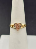 14K Gold Ring - Virgin Mary