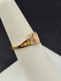 14K Gold Ring - Virgin Mary
