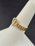 14K Gold Ring - Virgin Mary