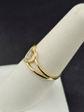 14K Gold Ring - Hamsa Hand