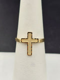 14K Gold Ring - Cross