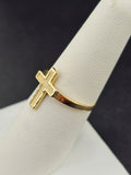 14K Gold Ring - Cross