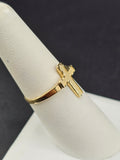 14K Gold Ring - Cross