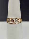 14K Gold Ring - Good Luck
