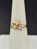 14K Gold Ring - Flowers