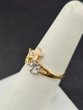 14K Gold Ring - Flowers