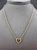 14k Gold Necklace - Heart