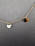 14k Gold Necklace - Hearts