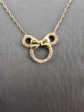 14k Gold Necklace - Mouse