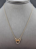 14k Gold Necklace - Mouse