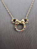 14k Gold Necklace - Mouse