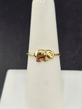 14K Gold Ring - Elephant