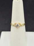 14K Gold Ring - Heart