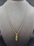 14k Gold Chain w/Pendant - Owl