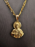 14k Gold Chain w/Pendant - Jesus