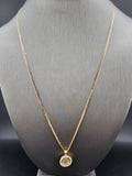 14k Gold Chain w/Pendant - San Judas