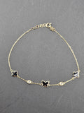 14k Gold Bracelet - Butterfly