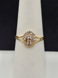 14K Gold Ring - Virgin Mary