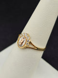 14K Gold Ring - Virgin Mary