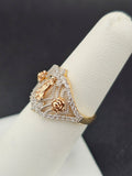 14K Gold Ring - Virgin Mary