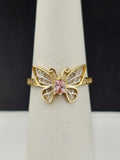14K Gold Ring - Butterfly