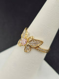 14K Gold Ring - Butterfly