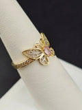 14K Gold Ring - Butterfly