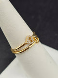 14K Gold Ring - Hearts