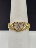 14K Gold Ring - Heart