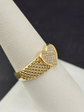 14K Gold Ring - Heart