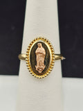 14K Gold Ring - Virgin Mary