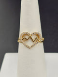 14K Gold Ring - Heart