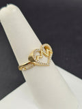 14K Gold Ring - Heart