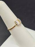 14K Gold Ring - Horse Shoe