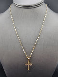 14k Gold Chain w/Pendant - Cross