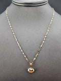 14k Gold Chain w/Pendant - Heart